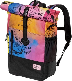 Meatfly Holler Backpack Peach Flowers 28 L Hátizsák