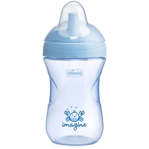 Chicco Advanced Cup Blue hrnek Blue 12 m+ 266 ml