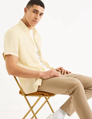 Celio Linen Shirt Racara - Men