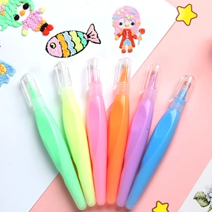 New 3D Bubble Pen Greeting Card Handmade DIY Crafted Children's Painting Creative Pen Environmental Friendly Pigment Bubble Pen