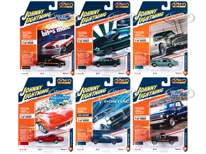 "Classic Gold Collection" 2023 Set A of 6 Cars Release 1 1/64 Diecast Model Cars by Johnny Lightning