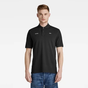 G-STAR Polo T-shirt - Logo wallpaper polo black