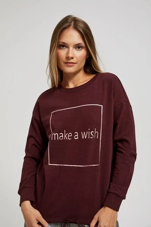 Simple sweatshirt with print