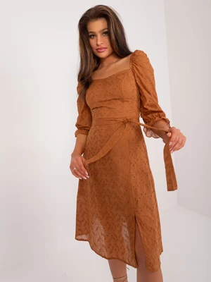 Dress-LK-SK-509372.45-light brown