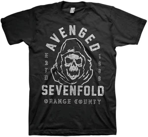 Avenged Sevenfold Tricou So Grim Orange County Unisex Black S