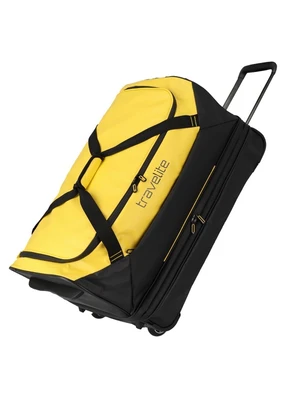 Travelite Basics Wheeled Duffle Exp. Cestovní taška Žlutá