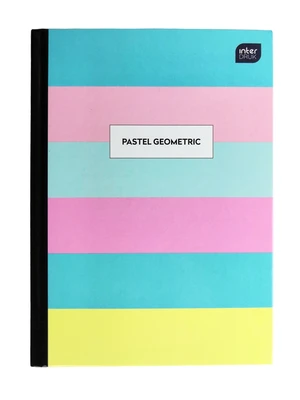 Interdruk Zápisník Pastel geometric A5, 96 listů, čistý