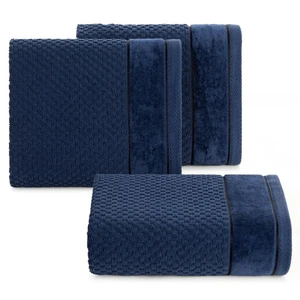 Eurofirany Unisex's Towel 427536 Navy Blue