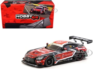 Mercedes-AMG GT3 95 Darryl OYoung "Craft-Bamboo Racing" Winner Macau GT Cup Race 2 (2021) "Hobby64" Series 1/64 Diecast Model Car by Tarmac Works