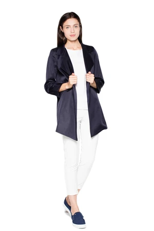 Venaton Woman's Coat VT039 Navy Blue