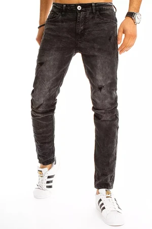 Black Men's Denim Trousers Dstreet