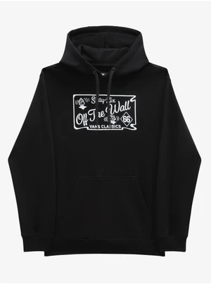 Men's Black Hoodie VANS Diced Po - Men's