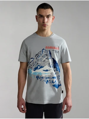 Grey men's T-shirt NAPAPIJRI Forsteri - Men