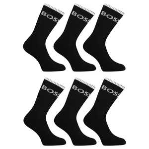 6PACK socks Hugo Boss high black