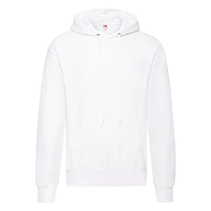 White men's sweatshirt Hooded Sweat Fruit of the Loom