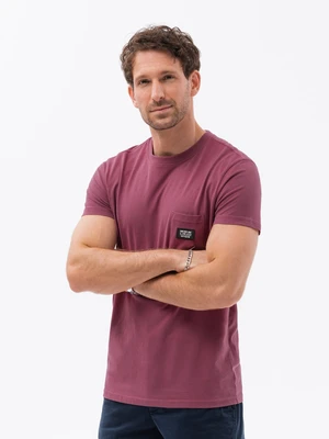 Ombre Men's cotton t-shirt with pocket