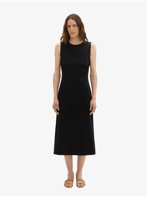 Black Ladies Midi-Dresses Tom Tailor - Women