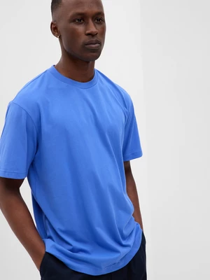 Modré pánské basic tričko GAP
