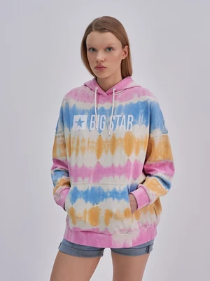 Big Star Woman's Hoodie 171502 Multicolor