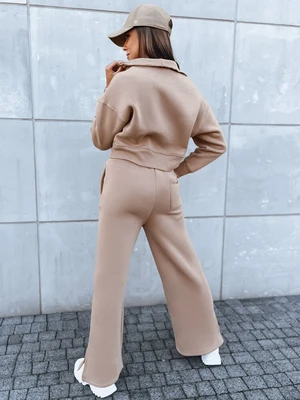 Women's tracksuit MARINO beige Dstreet