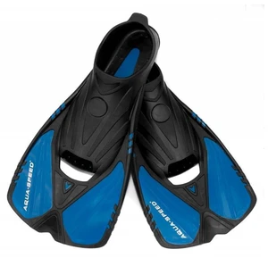 AQUA SPEED Unisex's Snorkel Flippers Action Navy Blue Pattern 11