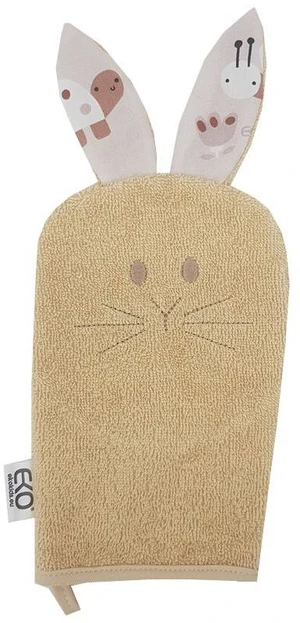 EKO Žinka bavlnená s uškami Bunny Beige 20x15 cm