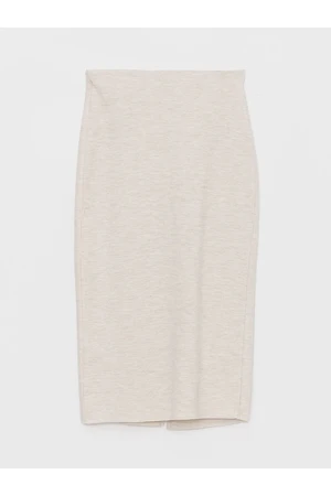 LC Waikiki Women's Tight Fit Plain Knitwear Skirt