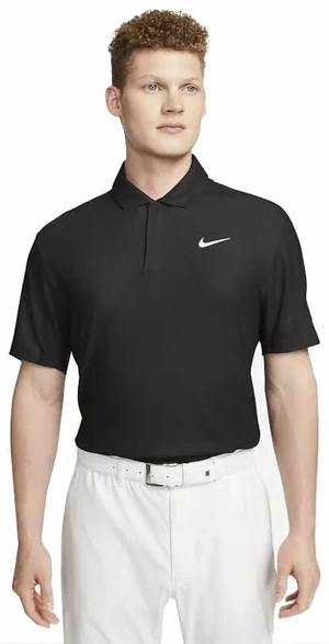 Nike Dri-Fit Tiger Woods Mens Golf Polo Black/Anthracite/White L Koszulka Polo