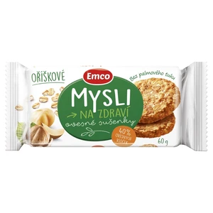 EMCO Mysli ovesné sušenky oříškové 60 g