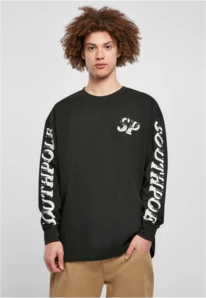 Southpole Script Longsleeve Black