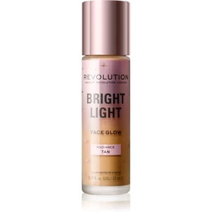 Makeup Revolution Bright Light rozjasňujúci tónovací fluid odtieň Radiance Tan 23 ml