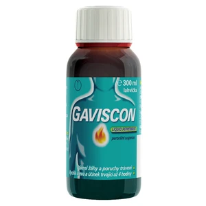 GAVISCON Liquid peppermintová suspenze 1 x 300 ml