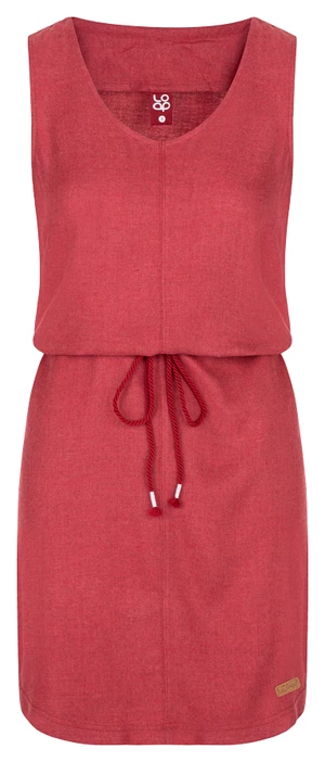 Women's red summer dress LOAP NECLA