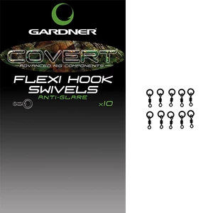 Gardner obratlíky covert flexi hook swivels 10 ks - veľkosť 20