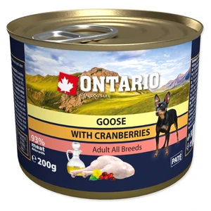 ONTARIO Konzerva husí s brusinkami 200 g