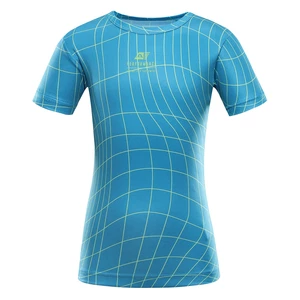 Blue children's quick-drying T-shirt ALPINE PRO BASIKO