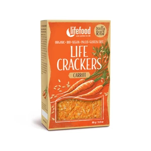 Life Crackers mrkvanky raw 80 g BIO   LIFEFOOD