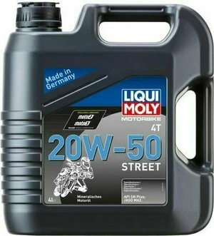 Liqui Moly 1696 Motorbike 4T 20W-50 Street 4L Olio motore