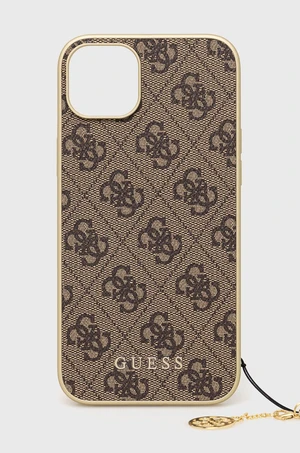 Puzdro na mobil Guess Iphone 14 Plus 6,7" hnedá farba