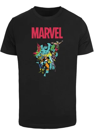 Men's T-shirt Marvel Universe Avengers Pop Group black