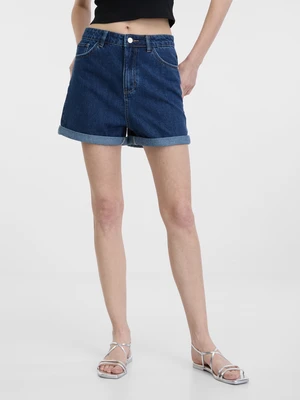 Orsay Navy Blue Women's Denim Shorts - Women's