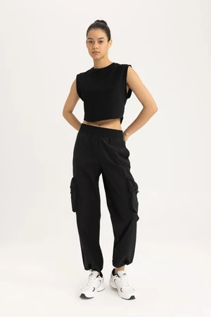 DeFactoFit Standard Fit Cargo Pocket Woven Trousers