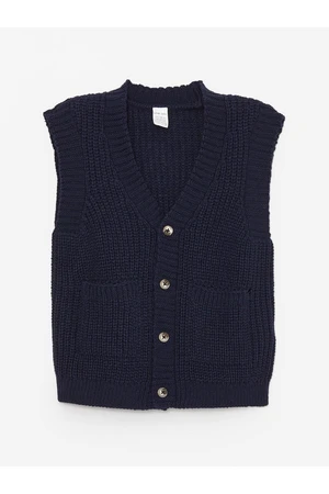 LC Waikiki V Neck Baby Boy Knitwear Vest