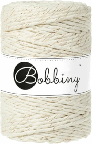 Bobbiny Macrame Cord 5 mm 100 m Golden Natural Corda