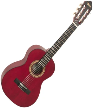 Valencia VC202 1/2 Transparent Wine Red Guitare classique taile 1/2 pour enfant