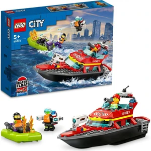 LEGO® City 60373 Hasičská záchranná loď a čln