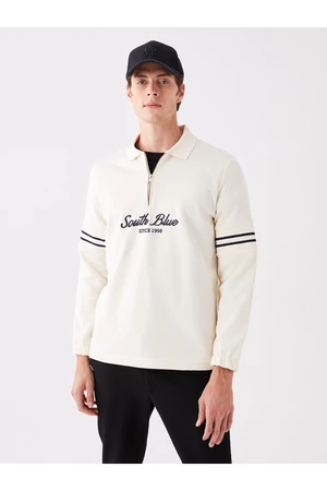 LC Waikiki Polo Neck Long Sleeve Men's Sweatshirt