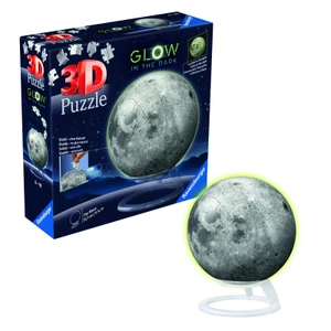 Puzzle Ball 3D Měsíc svítící ve tmě