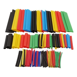 164Pcs/Set 2:1 Heat Shrink Tube Shrinking Polyolefin Assorted Kit Sleeving Wire Cable Heat Shrinkable Tubing 8 Sizes