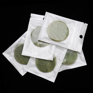 5 pcs Round Jade Stone Eyelash Extension Glue Adhesive Pallet Pad Stand Holder Makeup Tool